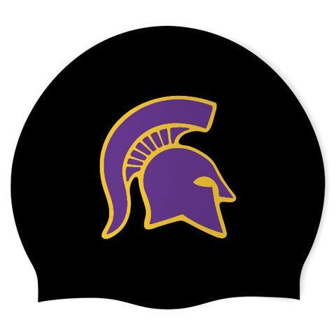 Sentinel HS Swim Team - Swimoutlet PO25766625 (BLK/02) - Wrinkle-Free Silicone Swimming Cap