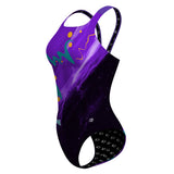 Dundas Seahawks - Purple V2 - Classic Strap Swimsuit
