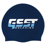 Gulf Shores Dolphins - Swimoutlet PO25528692 (NBL/02) - Wrinkle-Free Silicone Swimming Cap