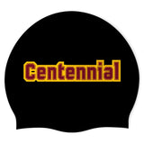 Centennial High School - Swimoutlet PO51772 (BLK/02) - Wrinkles Free Silicone Swimming Cap