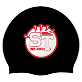 Susquehanna Township HS - Swimoutlet PO25709664 (BLK/02) - Wrinkle-Free Silicone Swimming Cap