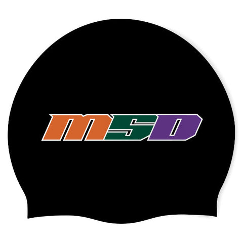 Mohonasen Schalmont Duanesburg - Swimoutlet PO 25407770 (BLK/04) - Wrinkle-Free Silicone Swimming Cap