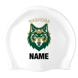 Nashoba Regional HS - Swimoutlet PO53037 (WHT/02/P) - Wrinkle-Free Silicone Swimming Cap