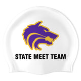 Bay City Central HS - Swimoutlet PO25567010 (WHT/03) - Wrinkle-Free Silicone Swimming Cap
