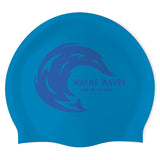 Wayne Waves Swim Team - Swimoutlet PO71247 (LIB/01) - Wrinkle-Free Silicone Swimming Cap