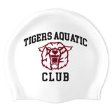 TIGERS AQUATIC CLUB - Swimoutlet 25597363 (WHT-02) - Wrinkle-Free Silicone Swimming Cap