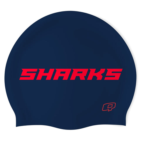 Cypresswood Sharks - Silicone Swimming Cap