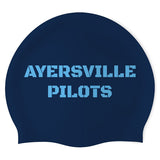 Ayersville HS - Swimoutlet PO41226 (NBL/01) - Wrinkle-Free Silicone Swimming Cap