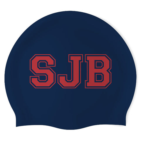 Saint John the Baptist Diocesan HS - Swimoutlet PO25508283 (NBL/01) - Wrinkle-Free Silicone Swimming Cap