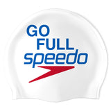 Speedo 2 (WHT/02) - Classic Silicone Swimming Cap
