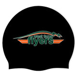 West Fargo Flyers Swim Team - Swimoutlet 15007 (BLK-03) - Wrinkle-Free Silicone Swimming Cap