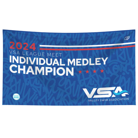 VSA LEAGUE MEET - INDIVIDUAL MEDLEY CHAMPION - Microfiber Swim Towel