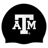 Texas A&M - Swimoutlet PO26165106 (BLK/01) - Wrinkle-Free Silicone Swimming Cap