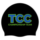 The Claremont CLub - Swimoutlet PO25959243 (BLK/02) - Wrinkle-Free Silicone Swimming Cap