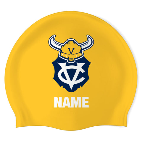 Victoria Club Vikings Swim & Dive - Swimoutlet PO20531 (YEL/02/P) - Wrinkles Free Silicone Swimming Cap