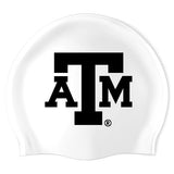 Texas A&M - Swimoutlet PO26165106 (WHT/01) - Wrinkle-Free Silicone Swimming Cap