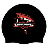 Redfins Club Swim - Swimoutlet PO25950350 (BLK/02) - Wrinkle-Free Silicone Swimming Cap