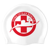 York Ocean Rescue - Swimoutlet PO26234056 (WHT/01) - Wrinkle-Free Silicone Swimming Cap