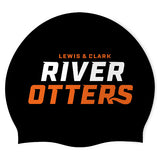 River Otters - Swimoutlet PO26379549 (BLK/02) - Wrinkle-Free Silicone Swimming Cap
