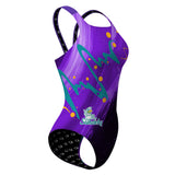Dundas Seahawks - Purple V2 - Classic Strap Swimsuit