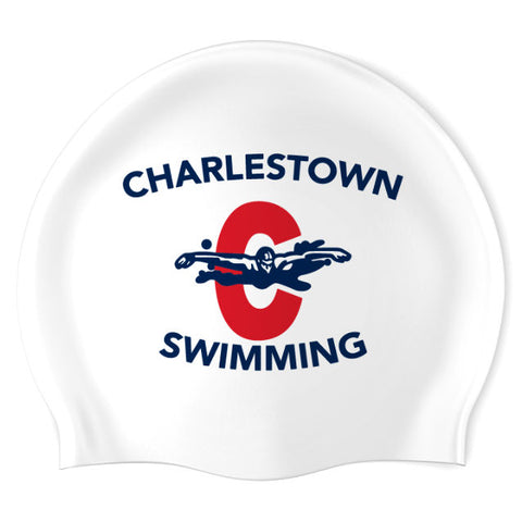 Boys & Girls Clubs of Boston - Swimoutlet 25651533 (WHT-02) - Wrinkle-Free Silicone Swimming Cap