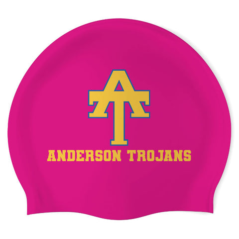 Anderson HS - Swimoutlet PO70711 (HPK/02) - Wrinkle-Free Silicone Swimming Cap