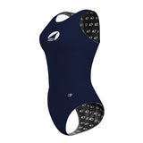 Making Waves - Solid Women's Waterpolo Swimsuit Classic Cut