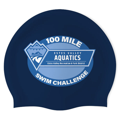 Estes Valley Recreation and Park District - Swimoutlet PO25709620 (NBL/03) - Wrinkle-Free Silicone Swimming Cap
