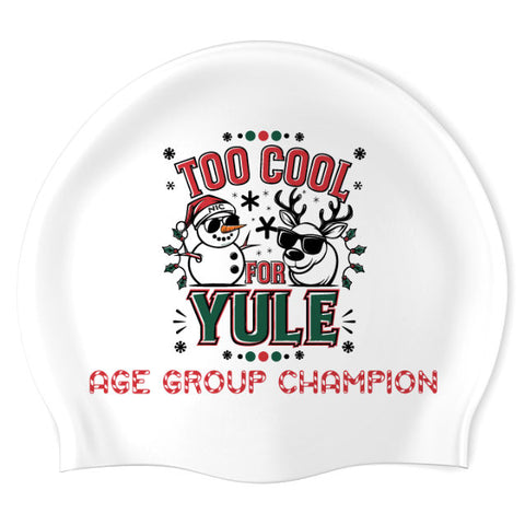 Northern TRIBS - Swimoutlet 25650636 (WHT-04) - Wrinkle-Free Silicone Swimming Cap