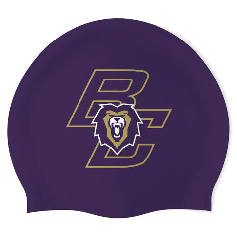 Bradshaw Christian HS Swim Team - Swimoutlet PO25700499 (PUR/02) - Wrinkle-Free Silicone Swimming Cap