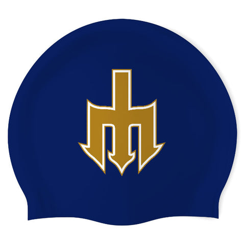 Merced College Swimming - Swimoutlet PO25999483 (NBL/02) - Wrinkle-Free Silicone Swimming Cap