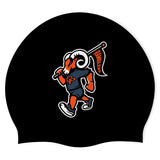 Cathedral Preparatory School - Swimoutlet PO25570529 (BLK/03) - Wrinkle-Free Silicone Swimming Cap