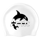 Alexandria, VA Aquatic Club - Swimoutlet PO25666908 (WHT/01) - Wrinkle-Free Silicone Swimming Cap