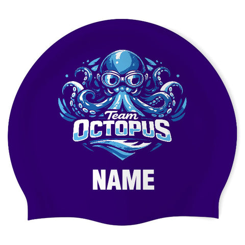 Swim Stars Academy - Swimoutlet PO73360 (PUR/03/P) - Wrinkle-Free Silicone Swimming Cap
