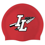 Indian Lakw Swim Team - Swimoutlet PO25635455 (RED/02) - Wrinkle-Free Silicone Swimming Cap