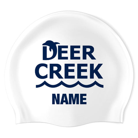 Deer Creek - Swimoutlet PO18003819 (WHT/01/P) - Wrinkle-Free Silicone Swimming Cap