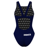Holy Name of Mary - Solid Classic Strap Swimsuit - PERSONALIZED
