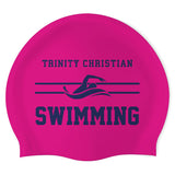 Trinity Christian School - Swimoutlet PO25642228 (HPK/01) - Wrinkle-Free Silicone Swimming Cap