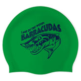 Lake of the Woods Barracudas - Swimoutlet PO26184494 (KEL/01) - Wrinkle-Free Silicone Swimming Cap
