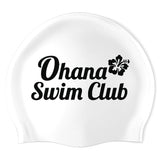 Ohana Swim Club - Swimoutlet PO30415 (WHT/01) - Wrinkle-Free Silicone Swimming Cap