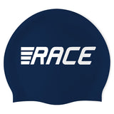 RACE - Swimoutlet PO50132 (NBL/01) - Wrinkle-Free Silicone Swimming Cap