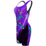Dundas Seahawks - Purple V2 - Classic Strap Long Knee Women Jammer