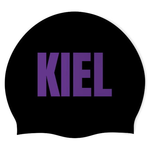 Kiel High School - Swimoutlet PO25460211 (BLK/01) - Wrinkle-Free Silicone Swimming Cap