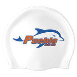 Pueblo Swim Club - Swimoutlet PO15144 (WHT/02) - Wrinkle-Free Silicone Swimming Cap