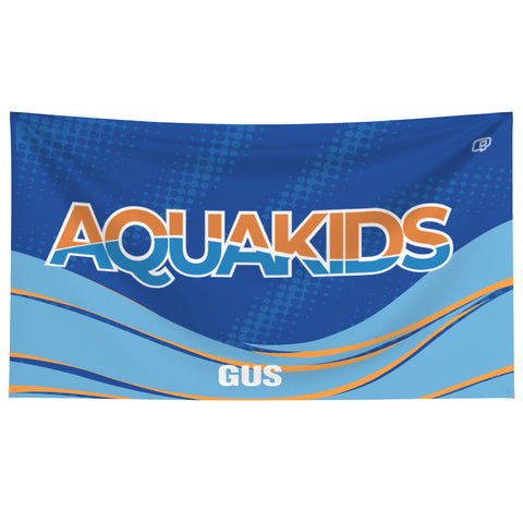 AQUAKIDS TOWEL GUS - Microfiber Swim Towel