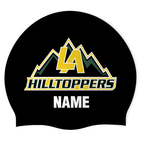 LAHS Swimming - Swimoutlet PO78620 (BLK/03/P) - Wrinkle-Free Silicone Swimming Cap