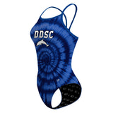 Devon Dolphins Tie Dye - Skinny Strap Swimsuit