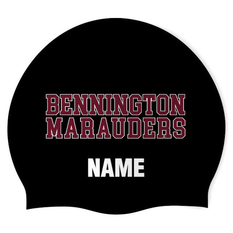 Bennington Maurauders - Swimoutlet PO25685077 (BLK/02/P) - Wrinkle-Free Silicone Swimming Cap