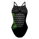 Kelowna Black - Skinny Strap Swimsuit