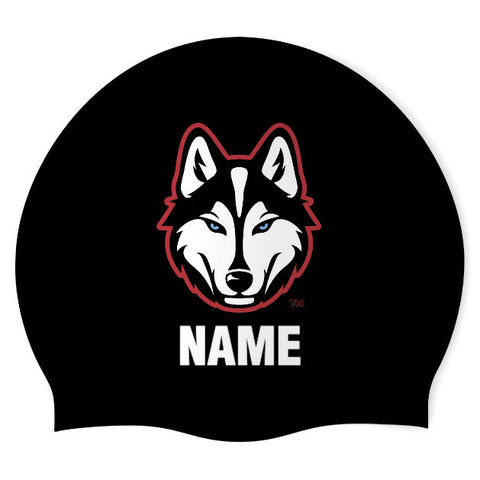 Saint Joseph High School - Swimoutlet PO25573683 (BLK/03/P) - Wrinkle-Free Silicone Swimming Cap